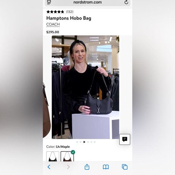 Coach Hamptons Black Leather Shoulder Bag - Picture 12 of 12